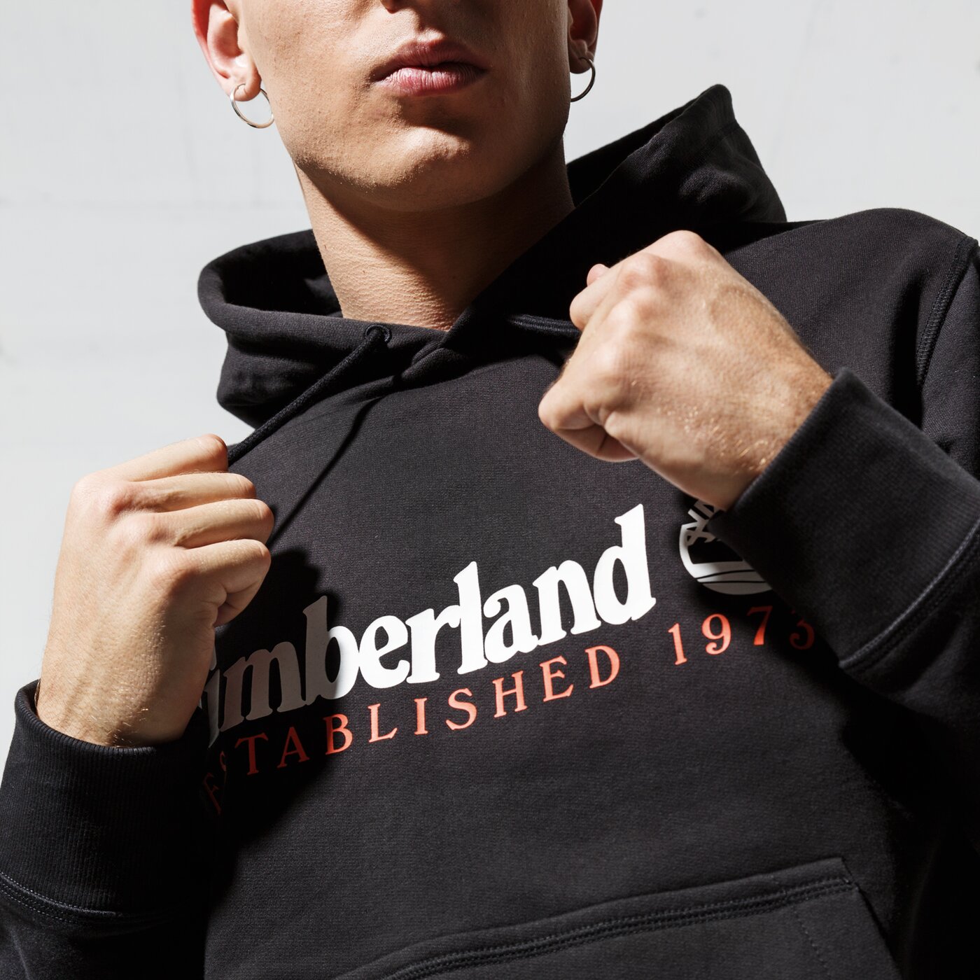 Мъжки суичър TIMBERLAND СУИТЧЪР ESSENTIAL ESTABLISHED 1973 tb0a1y2d0011 цвят черен