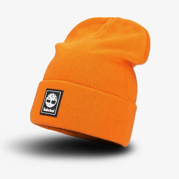 Дамска зимна шапка TIMBERLAND ЗИМНА ШАПКА MUSHROOM BEANIE tb0a1exk8041 цвят оранжев