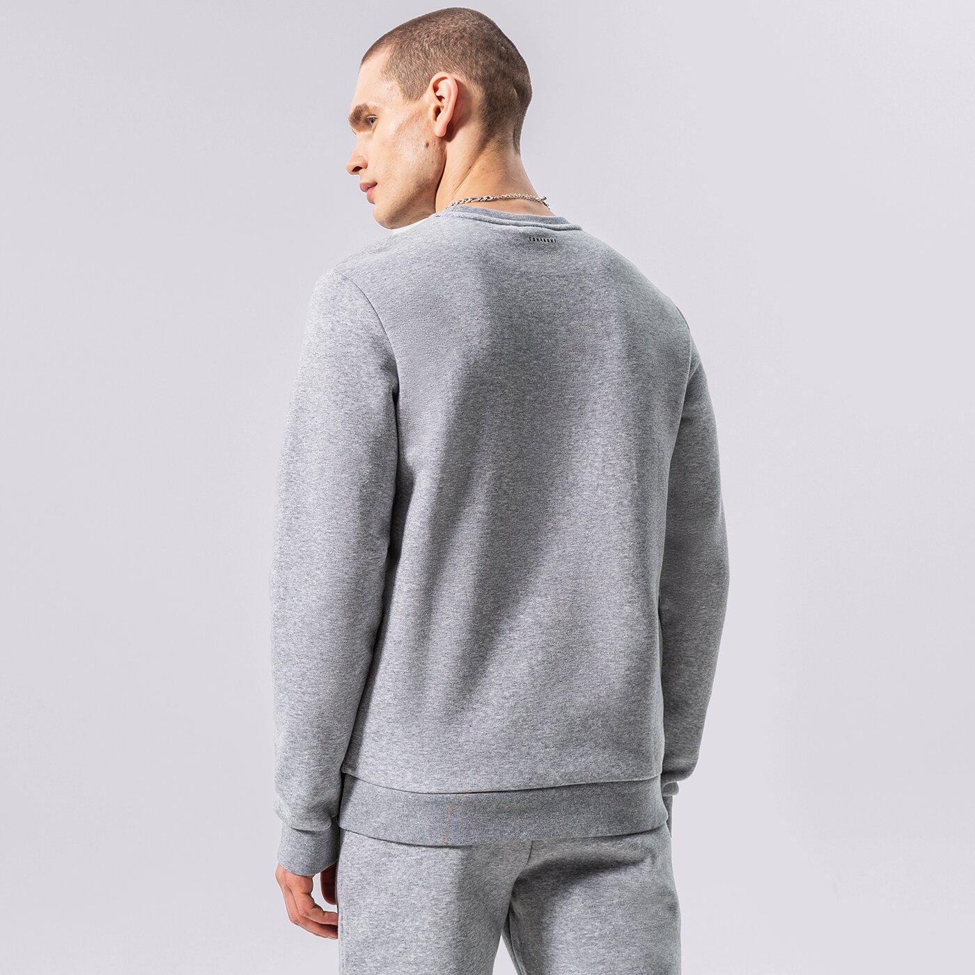 Мъжки суичър CONFRONT СУИТЧЪР ESSENTIAL CREW cf122blm92002 цвят сив