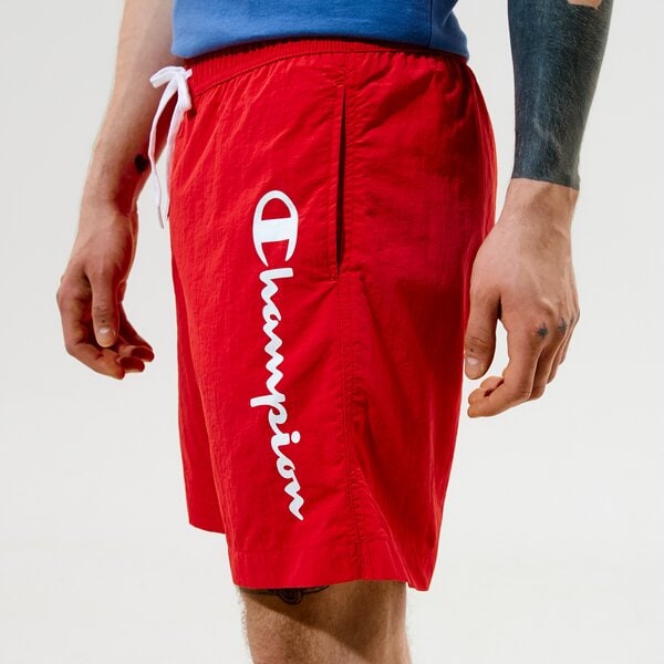 Мъжки къси панталони CHAMPION ШОРТИ BEACHSHORT 216068rs046 цвят червен
