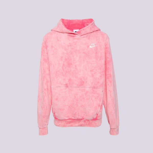 Детски суичър NIKE СУИТЧЪР С КАЧУЛКА K NSW WASH PO HOODIE FT GIRL ih2375-684 цвят розов
