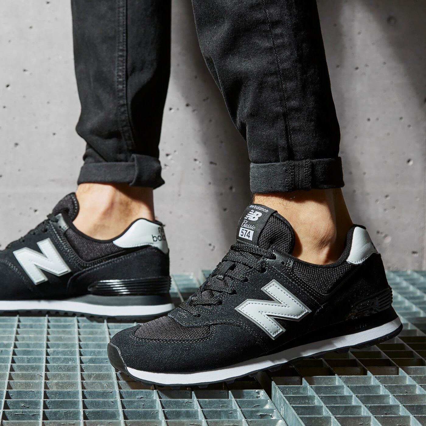 Мъжки маратонки NEW BALANCE 574  ml574ee2 цвят черен