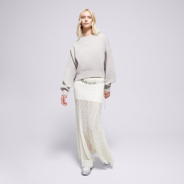 Дамски суичър NIKE СУИТЧЪР W NSW PHNX FLC OOS CREW dq5761-009 цвят сив