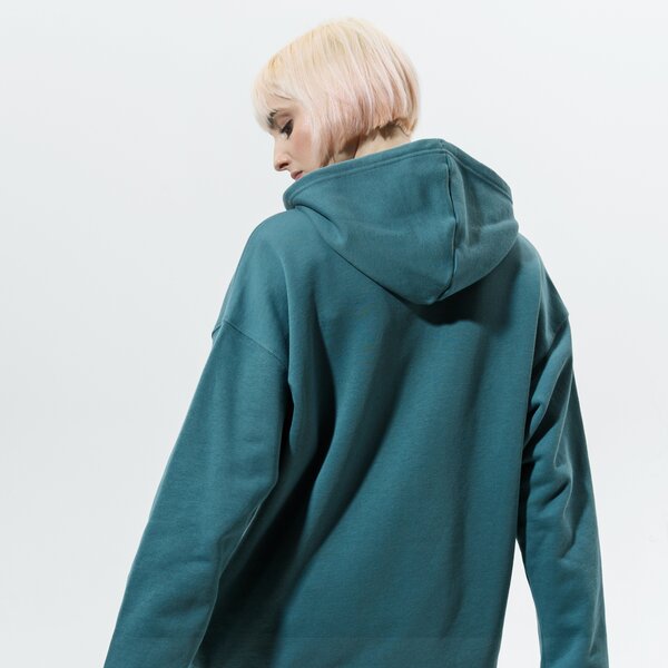 Дамски суичър ADIDAS СУИТЧЪР С КАЧУЛКА TRF HOODIE gn2954 цвят зелен