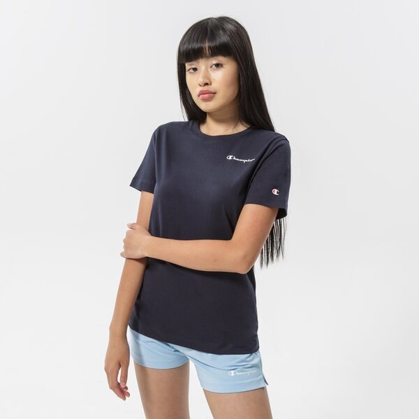 Дамска тениска CHAMPION ТЕНИСКА CREWNECK ТЕНИСКА 114912bs501 цвят тъмносин