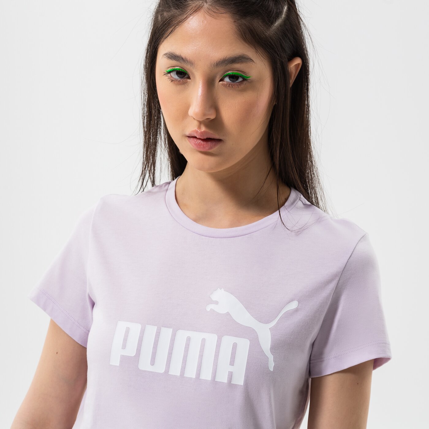 Дамска тениска PUMA ТЕНИСКА ESS LOGO (S) 586775 17 цвят виолетов