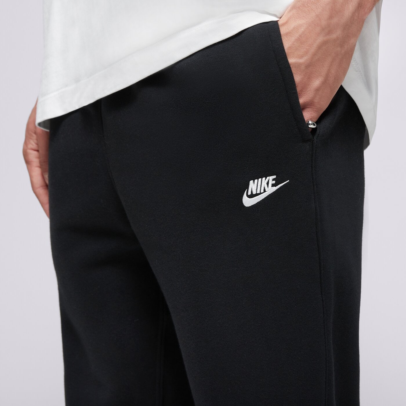 Мъжки панталони NIKE ПАНТАЛОНИ M NK CLUB BB JOGGER fn3787-010 цвят черен