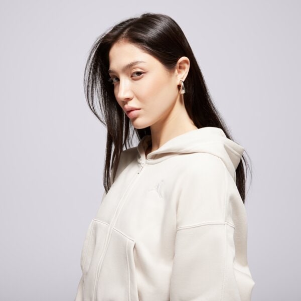 Дамски суичър JORDAN СУИТЧЪР СЪС ЗАКОПЧАВАНЕ С   КАЧУЛКА W J BRK FLC FZ MO ih3351-104 цвят бежов