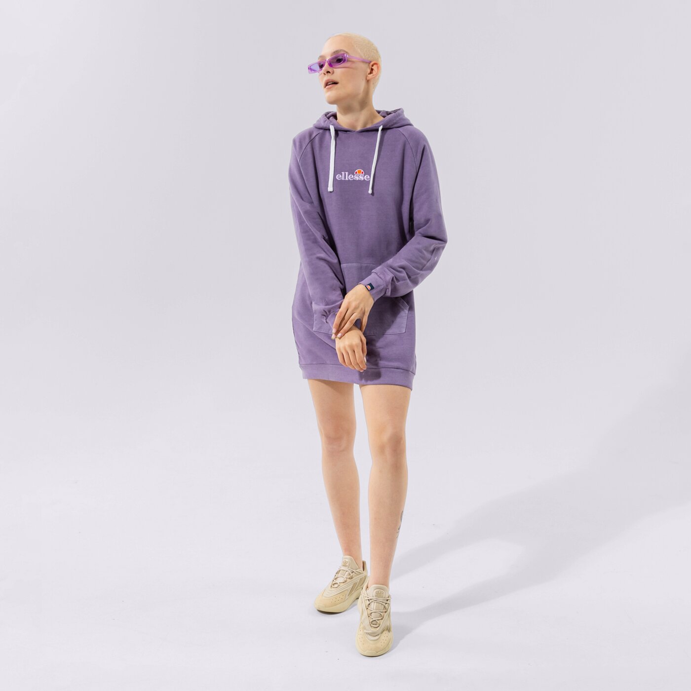 Дамски суичър ELLESSE СУИТЧЪР С КАЧУЛКА TRIPHALA АНЦУГS PRPL sgk13152305 цвят виолетов