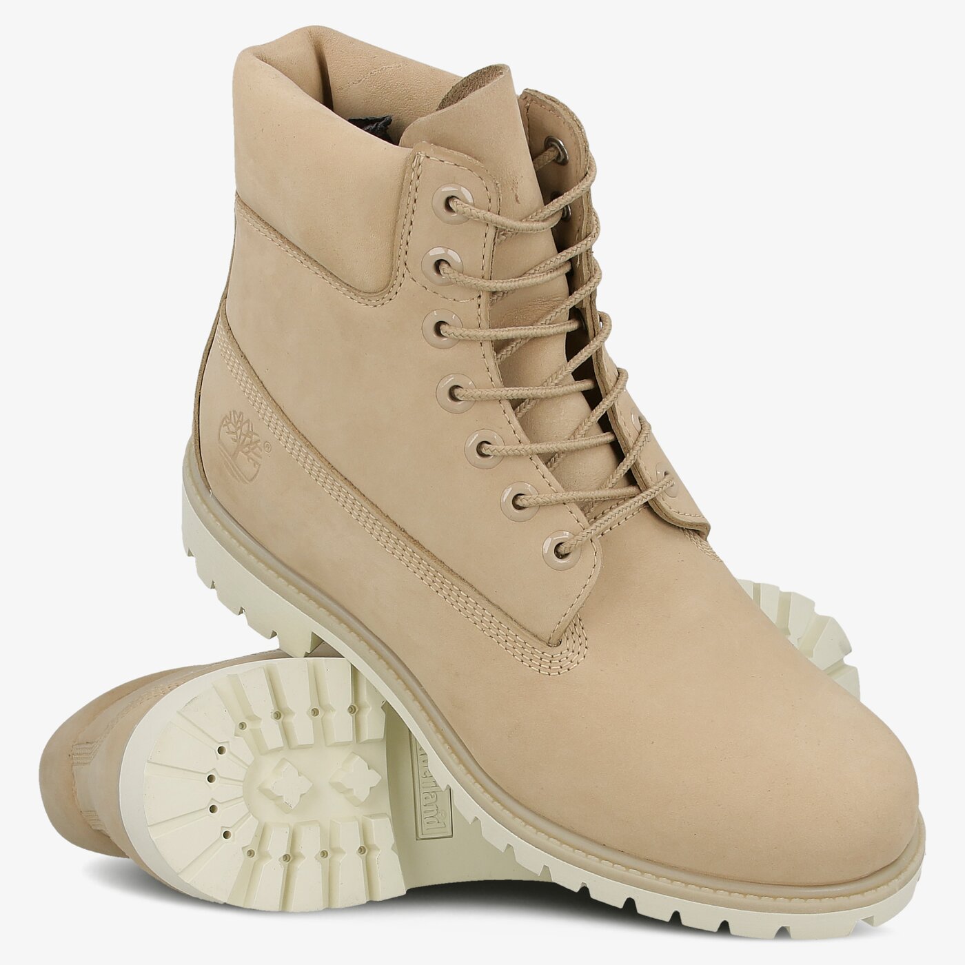 Мъжки боти TIMBERLAND PREMIUM 6 INCH BOOT  a1bbl цвят бежов