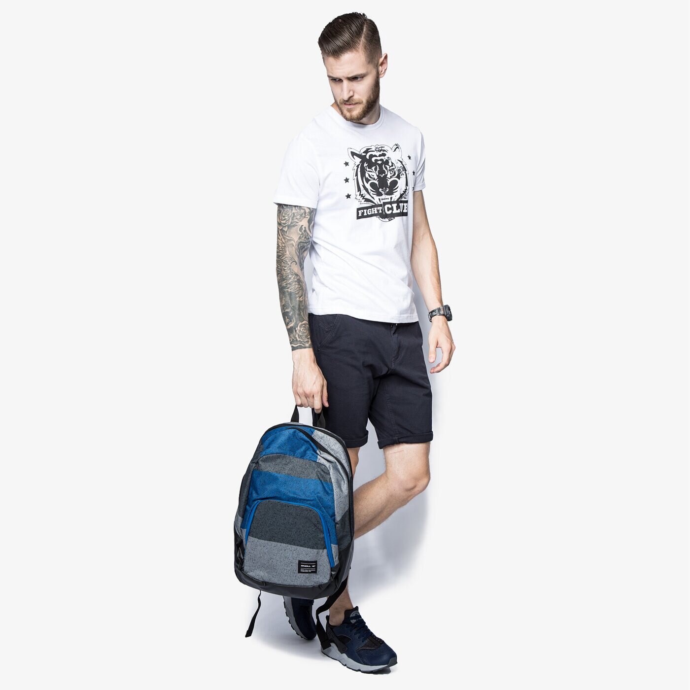 Мъжка тениска CONFRONT ТЕНИСКА TIGRE cf16tsmpr019 цвят бял