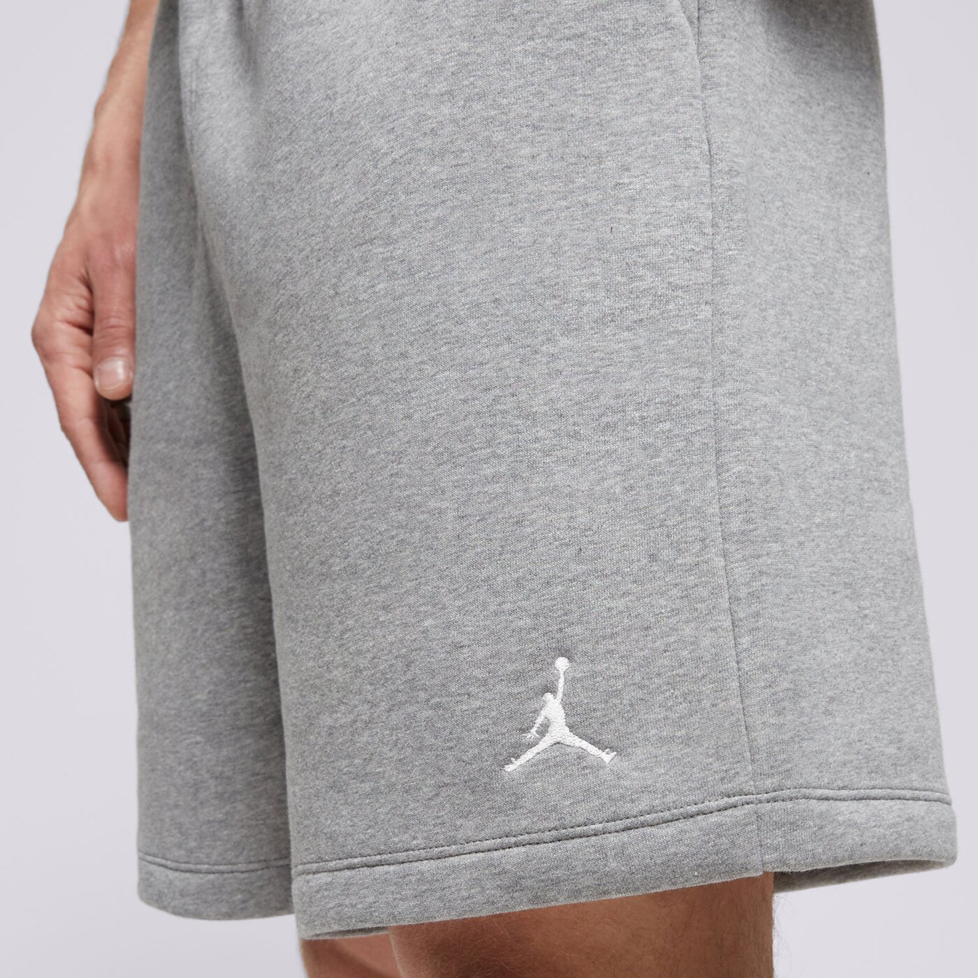 Мъжки къси панталони ШОРТИ M JORDAN ESS FLC SHORT fj7782-091 цвят сив