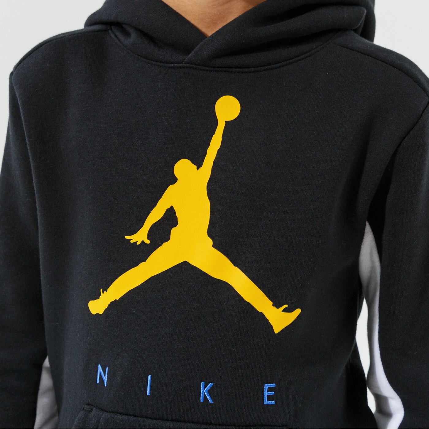 Детски суичър JORDAN СУИТЧЪР С КАЧУЛКА JUMPMAN BY NIKE PO BOY 95a675-023 цвят черен