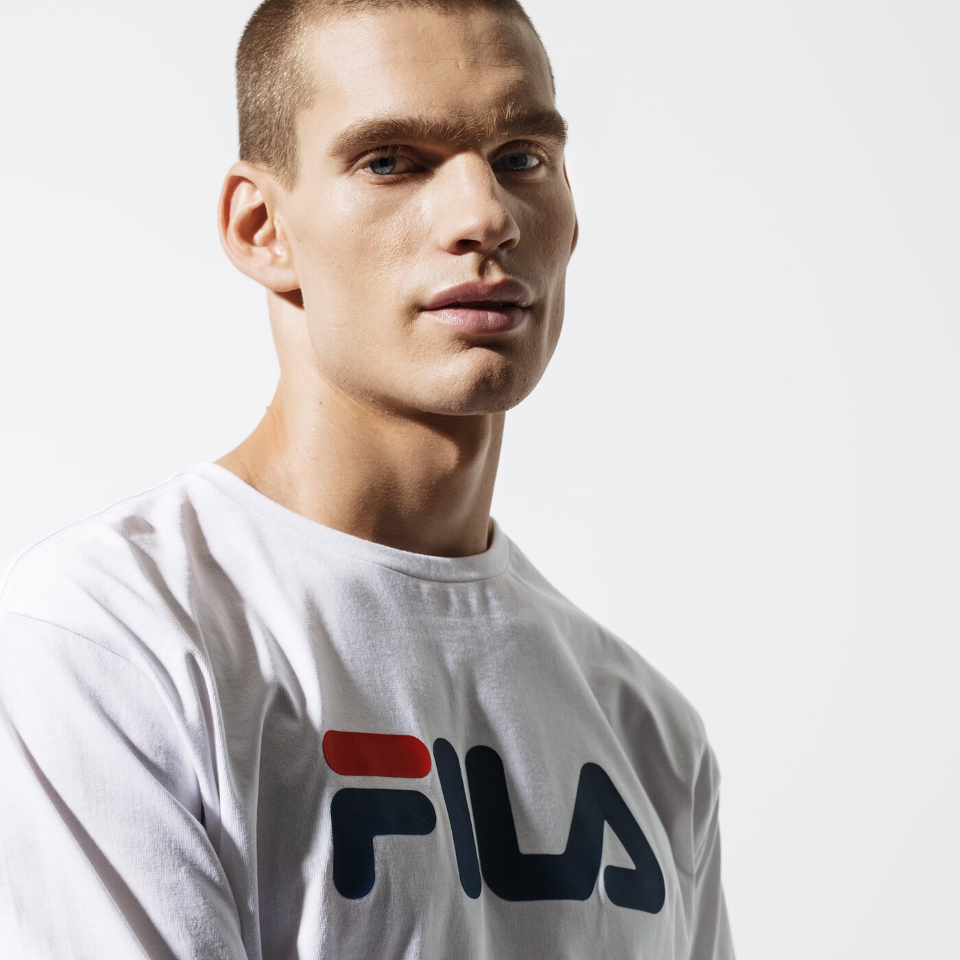 Мъжка тениска FILA ТЕНИСКА PURE LONG SLEEVE SHIRT 681092m67 цвят бял