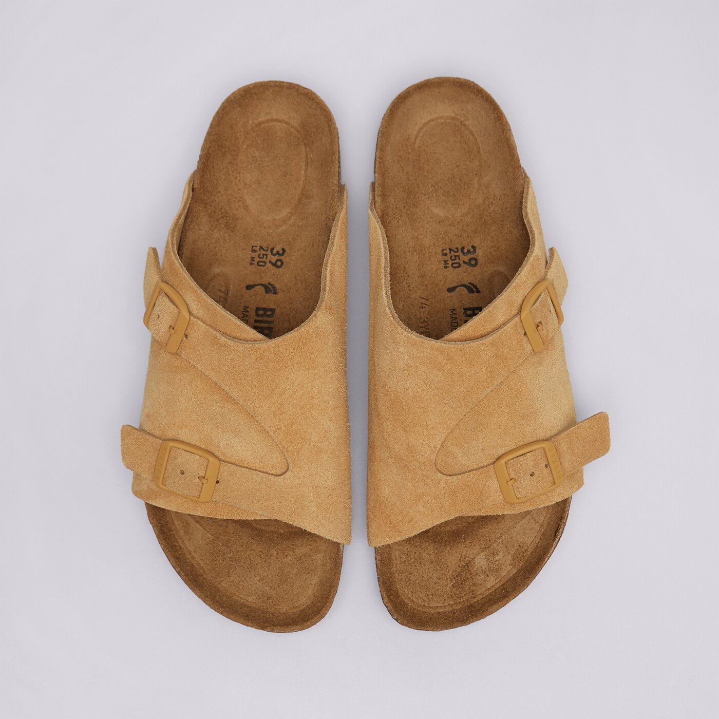 Дамски чехли и сандали BIRKENSTOCK ZÜRICH 1027750 цвят бежов