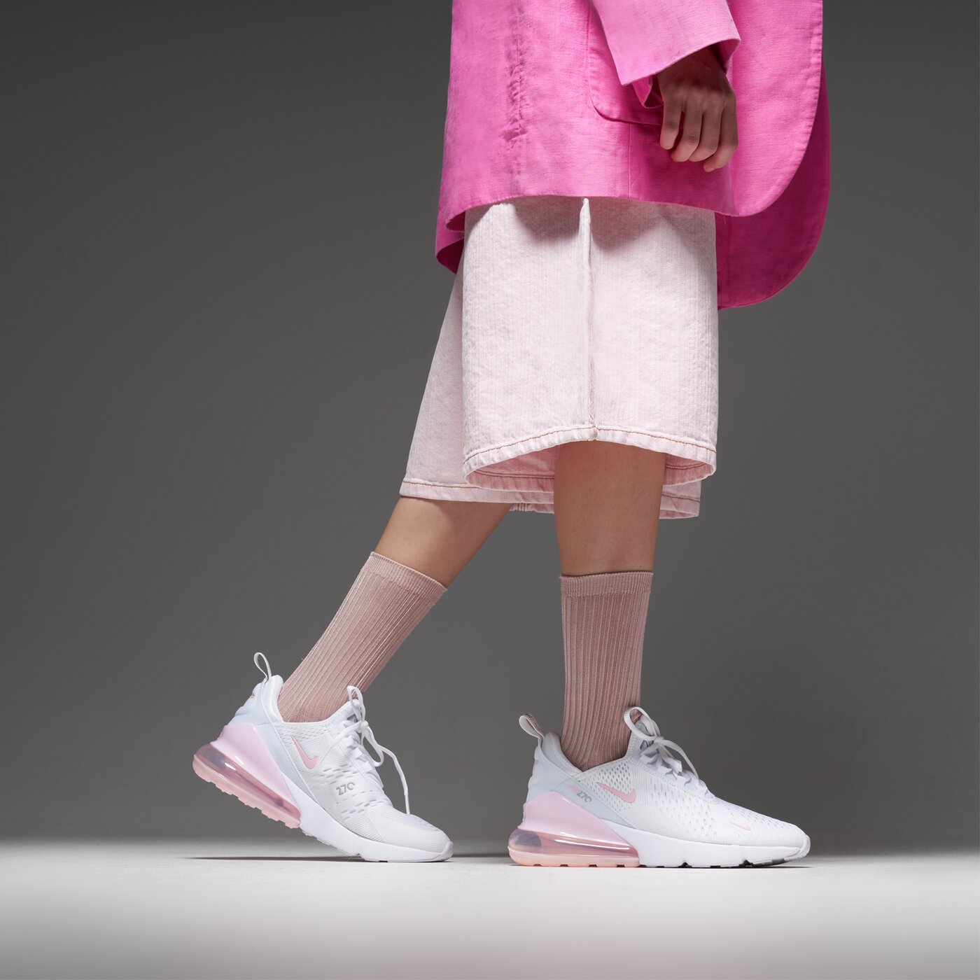 Детски маратонки NIKE AIR MAX 270 943345-122 цвят бял