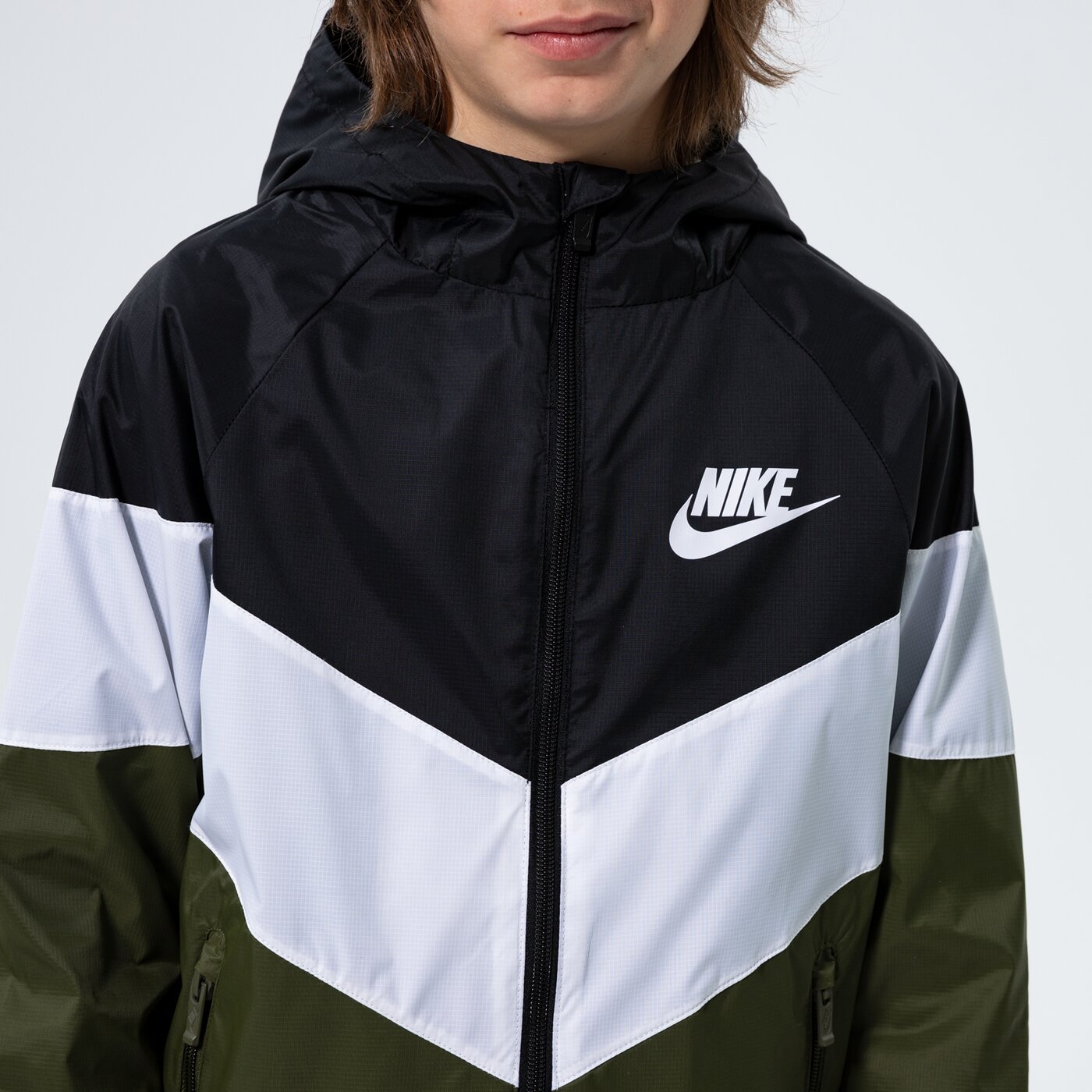Детска преходно яке NIKE ЯКЕ SPORTSWEAR BOY cj6722-011 цвят каки