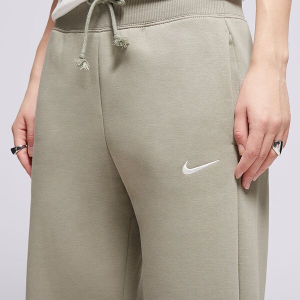 Дамски панталони NIKE ПАНТАЛОНИ W NSW PHNX FLC HR PANT WIDE dq5615-320 цвят каки