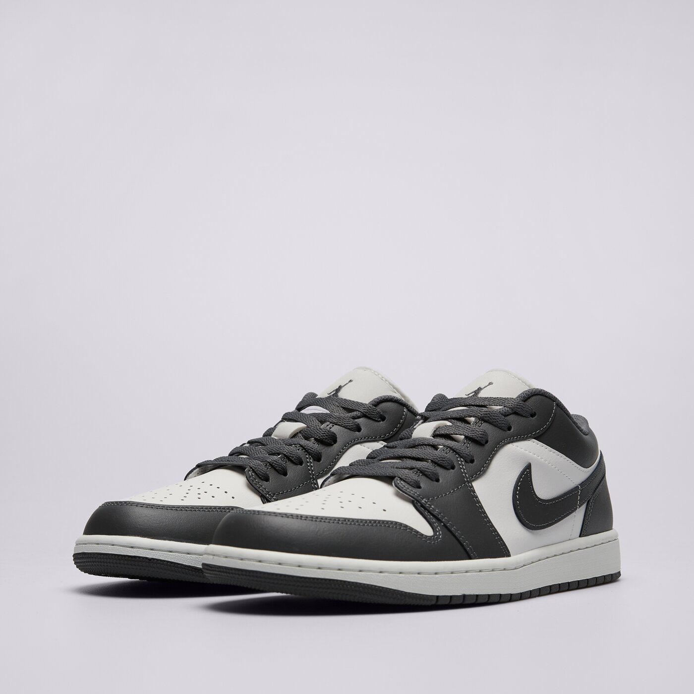 Мъжки маратонки AIR JORDAN 1 LOW  553558-044 цвят сив