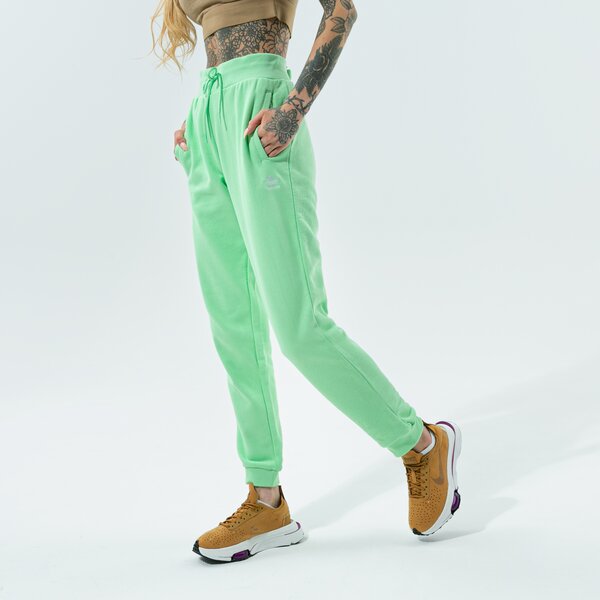 Дамски панталони ADIDAS ПАНТАЛОНИ TRACK PANT h37875 цвят зелен