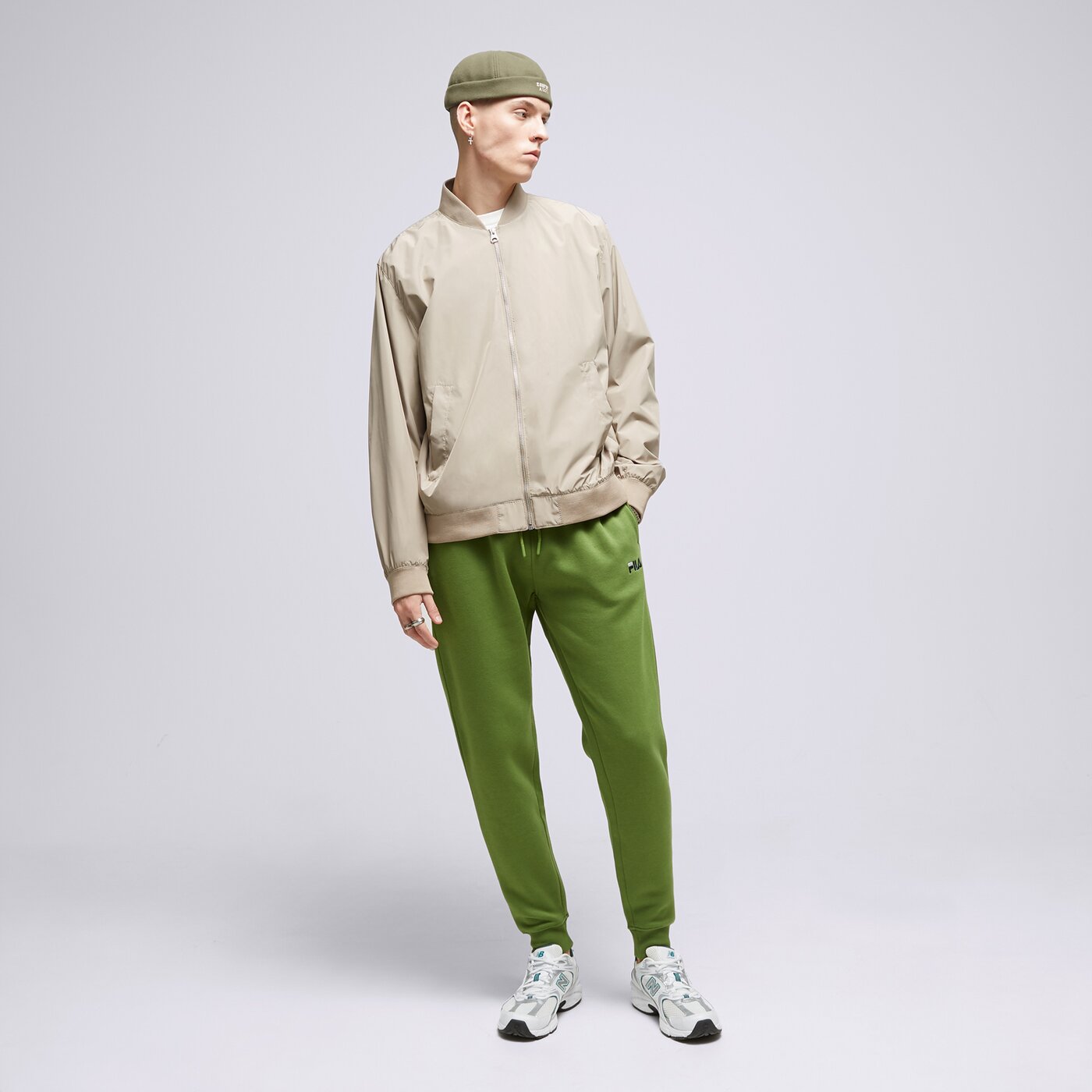 Мъжки панталони FILA ПАНТАЛОНИ DUBLIN fw23spm197568 цвят зелен