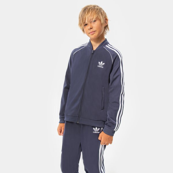 Детски суичър ADIDAS СУИТЧЪР СЪС ЗАКОПЧАВАНЕ SST TRACK ТОП BOY hd2041 цвят тъмносин