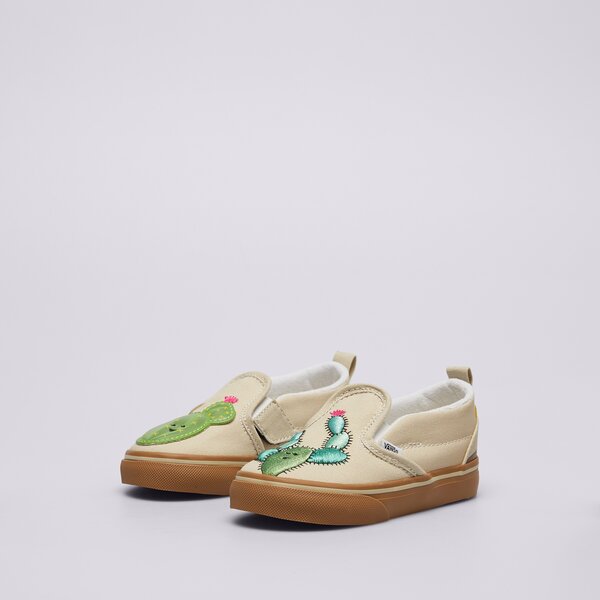 Детски маратонки VANS SLIP-ON CACTUS vn000cpsgrn1 цвят бежов