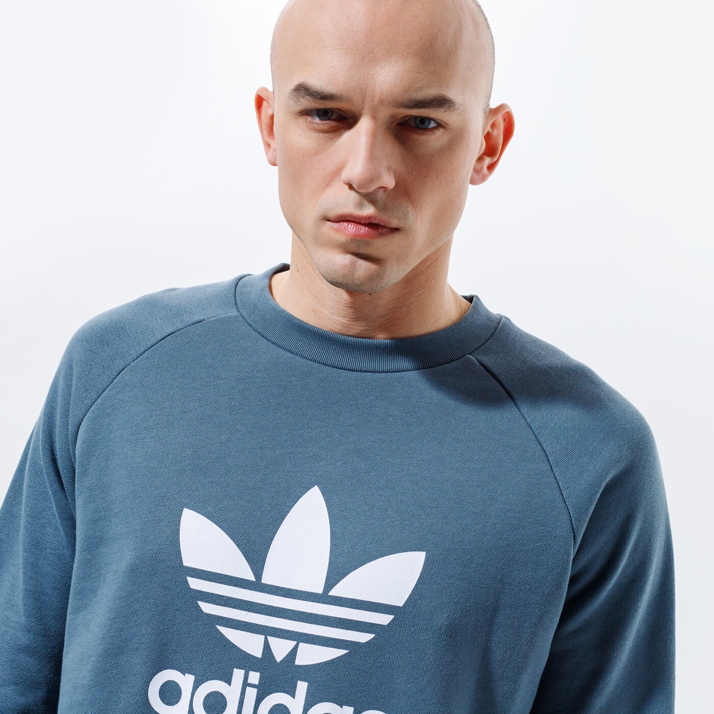 Мъжки суичър ADIDAS СУИТЧЪР TREFOIL CREW gn3471 цвят син
