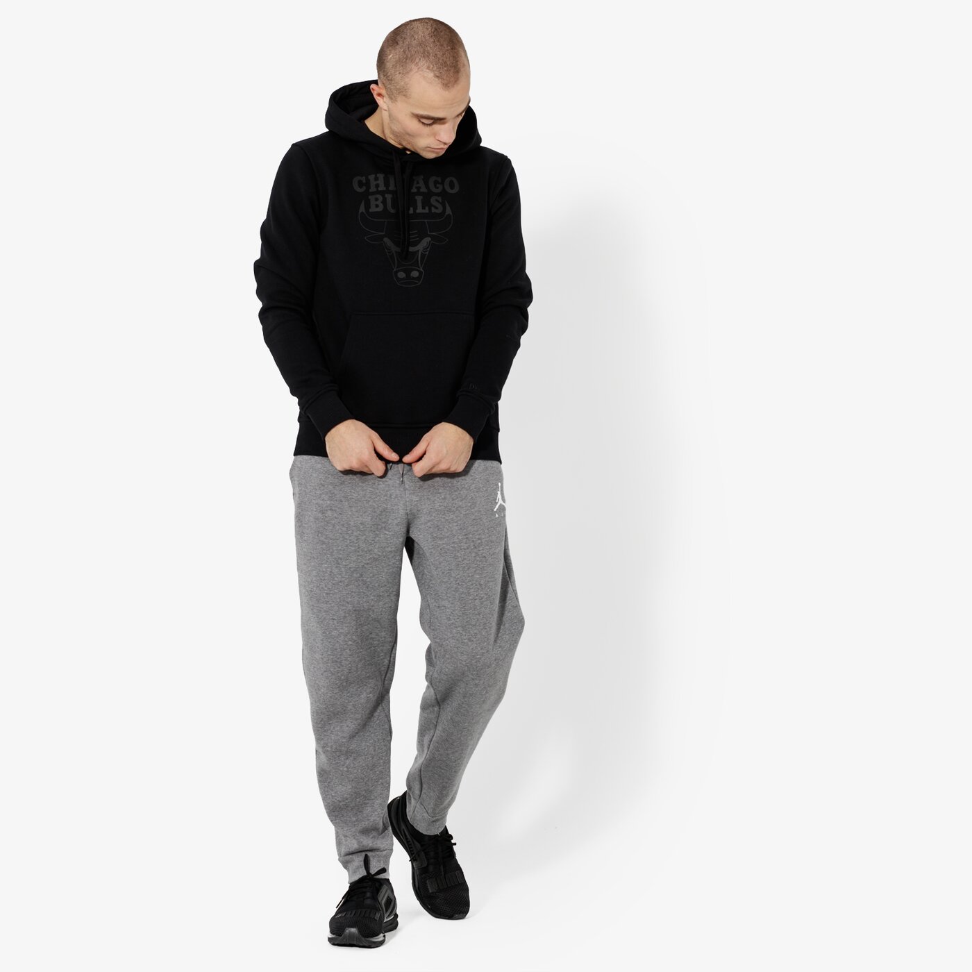 Мъжки панталони JORDAN ПАНТАЛОНИ M J JUMPMAN FLEECE PANT JORDAN OFF CRT BBAL 940172-091 цвят сив