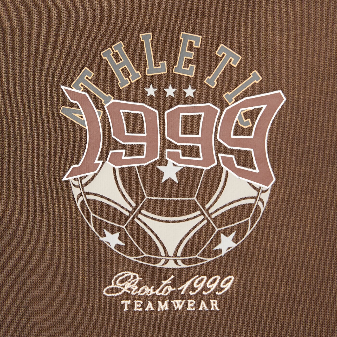 Мъжки суичър PROSTO СУИТЧЪР СЪС ЗАКОПЧАВАНЕ ZIP HOODIE ATHLETIC WASHED BR kl252mswe2071 цвят кафяв