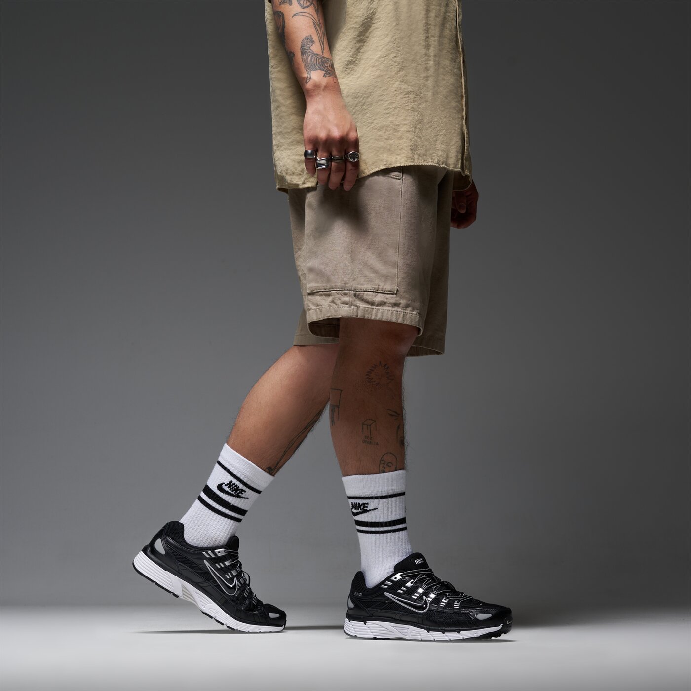 Мъжки маратонки NIKE P-6000 cd6404-026 цвят черен