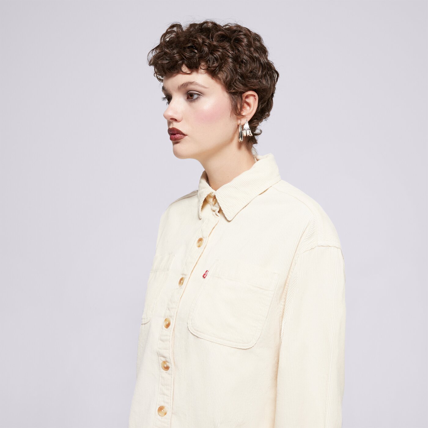 LEVI'S РИЗА ORION CORDUROY OVERSHIRT NEUTRALS a8691-0011 цвят бежов