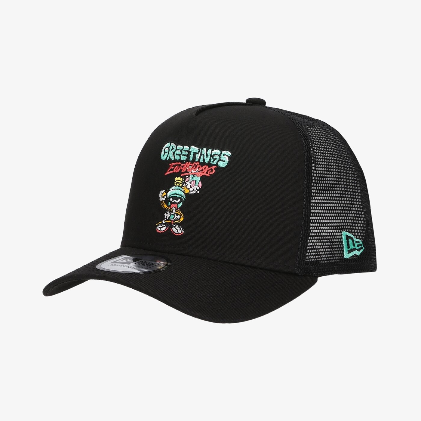 Мъжка шапка с козирка NEW ERA ШАПКА CHARACTER TRUCKER MARVIN MARVIN THE MARTIAN BL 60141582 цвят черен