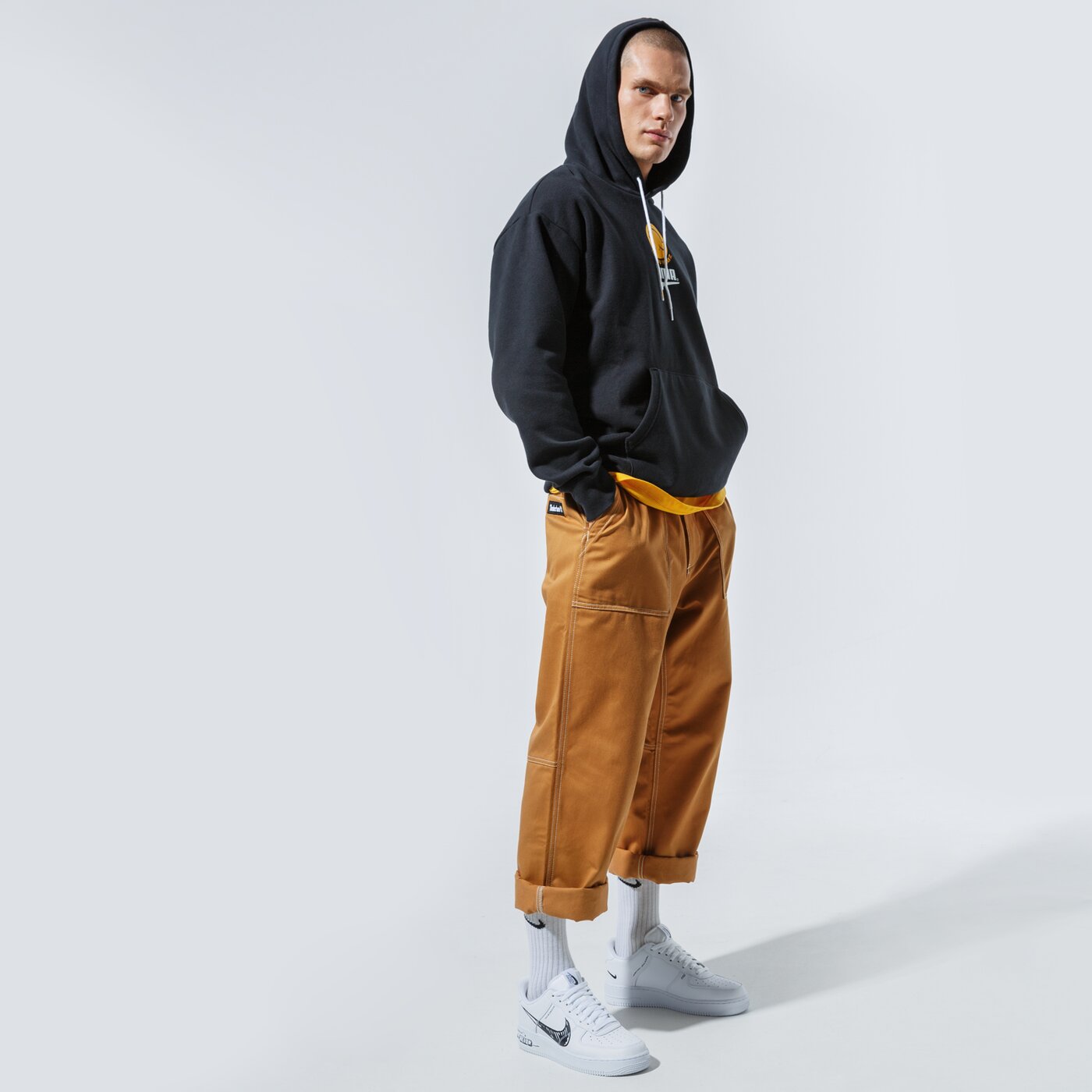 Мъжки суичър PUMA СУИТЧЪР С КАЧУЛКА PUMA CLUB HOODIE 59879001 цвят черен