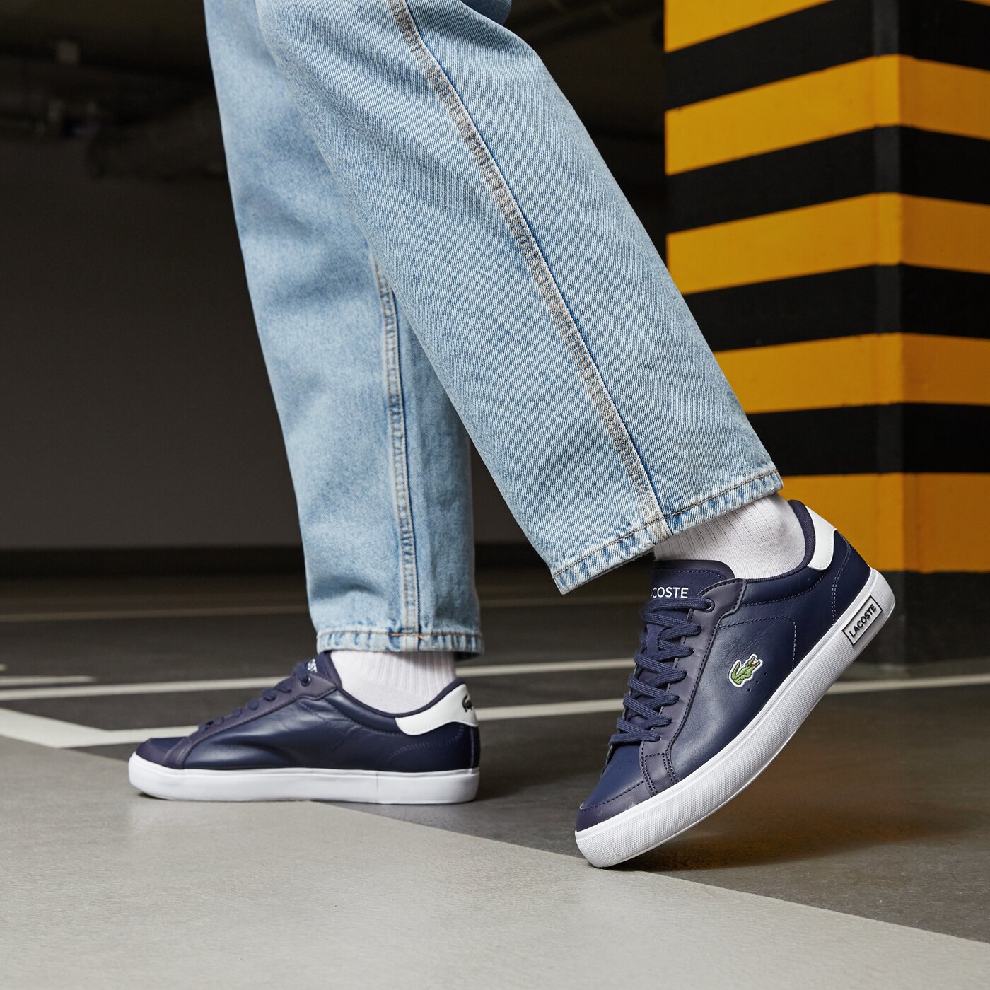 Мъжки маратонки LACOSTE POWERCOURT 123 3 SMA 745sma0066092 цвят тъмносин