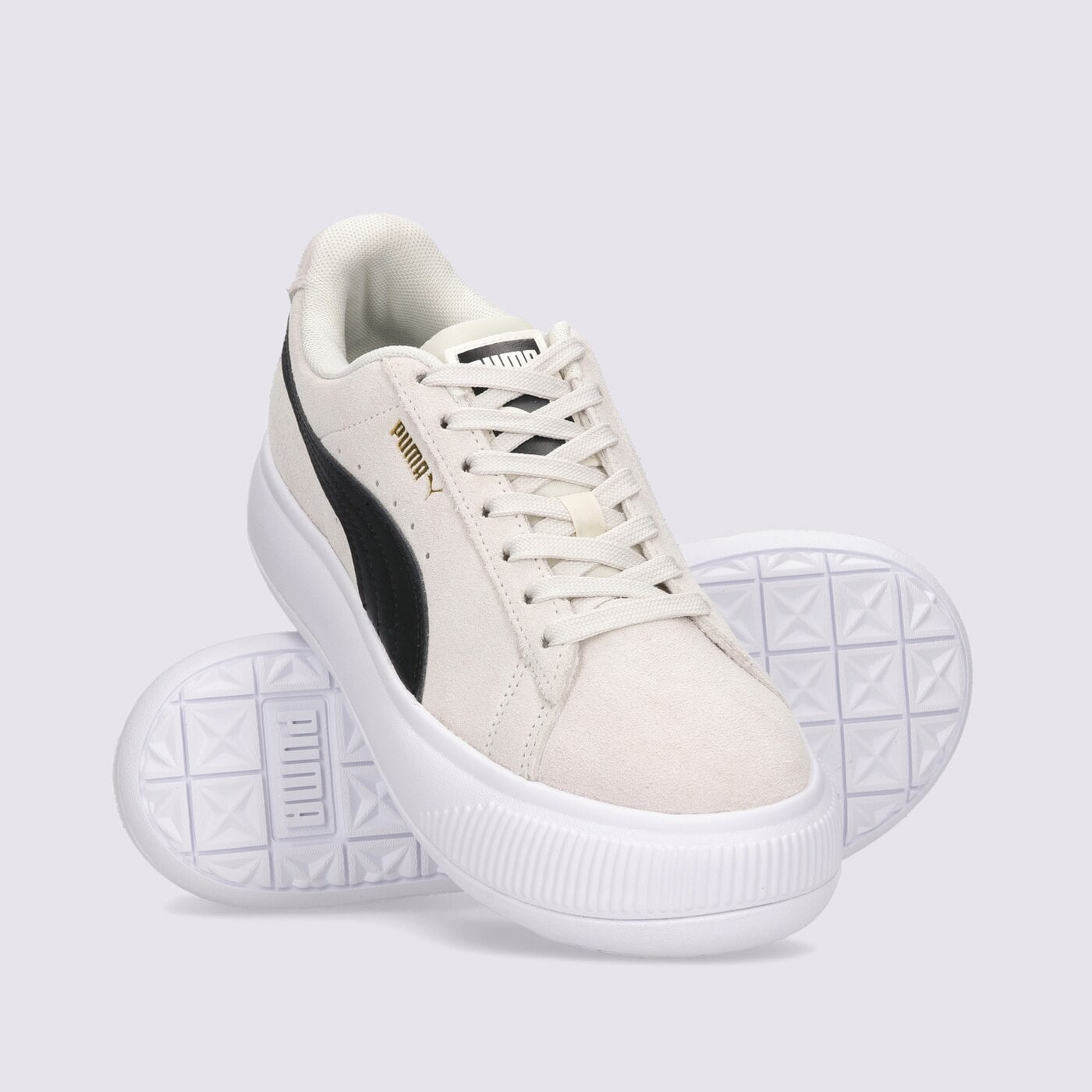 Дамски маратонки PUMA SUEDE MAYU 38068601 цвят бежов