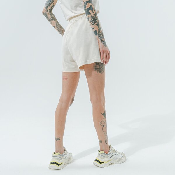 Дамски къси панталони ADIDAS ШОРТИ SHORTS h37886 цвят бежов