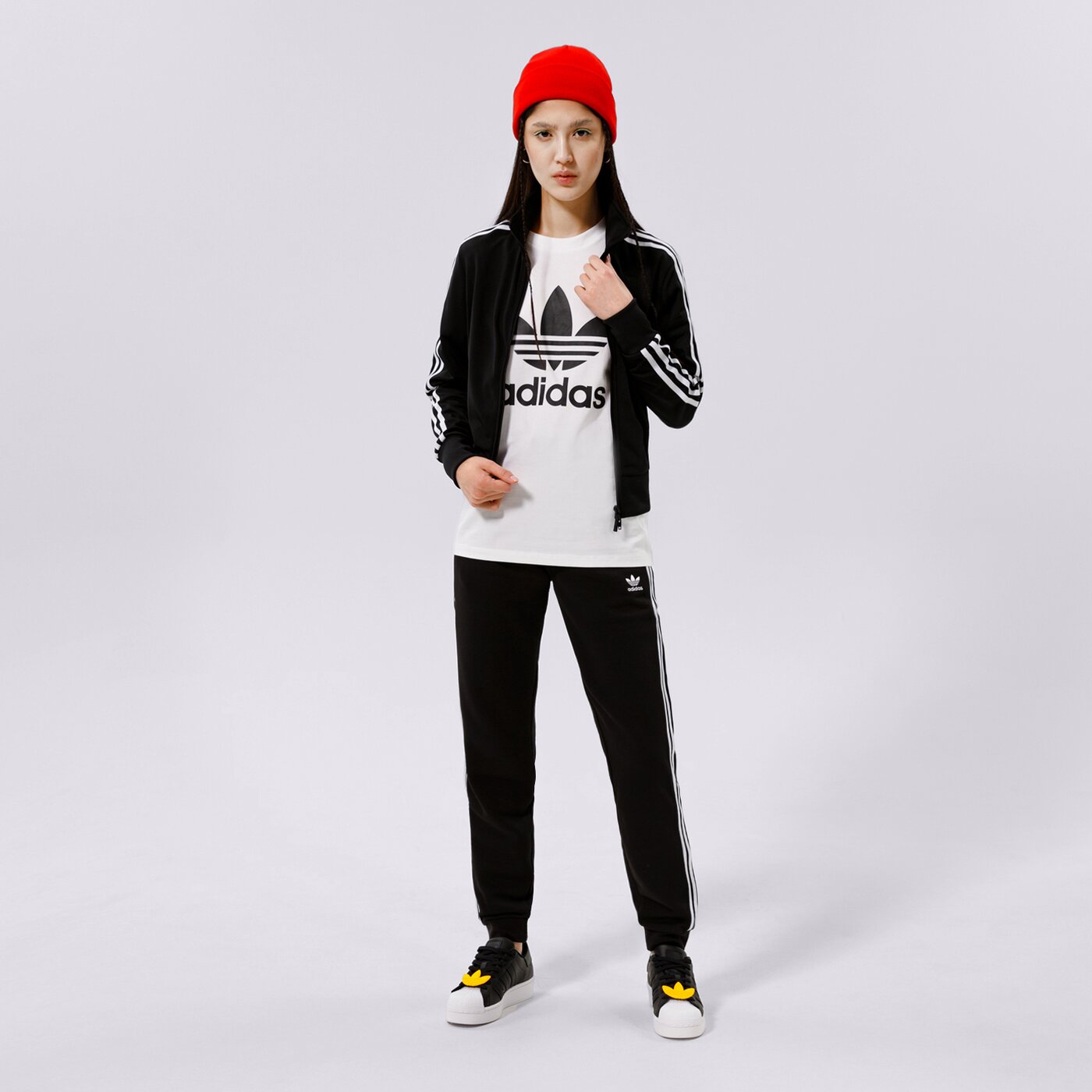 Дамски панталони ADIDAS ПАНТАЛОНИ SLIM gd2255 цвят черен