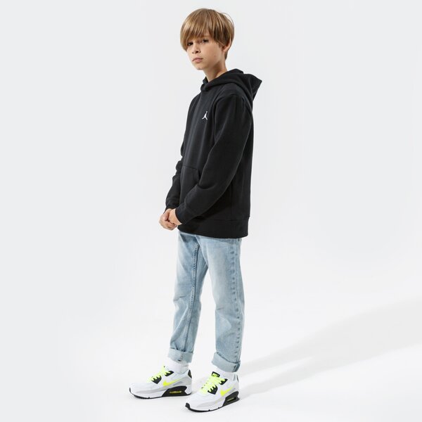 Детски суичър JORDAN СУИТЧЪР С КАЧУЛКА ESSENTIALS PO BOY 95a715-023 цвят черен