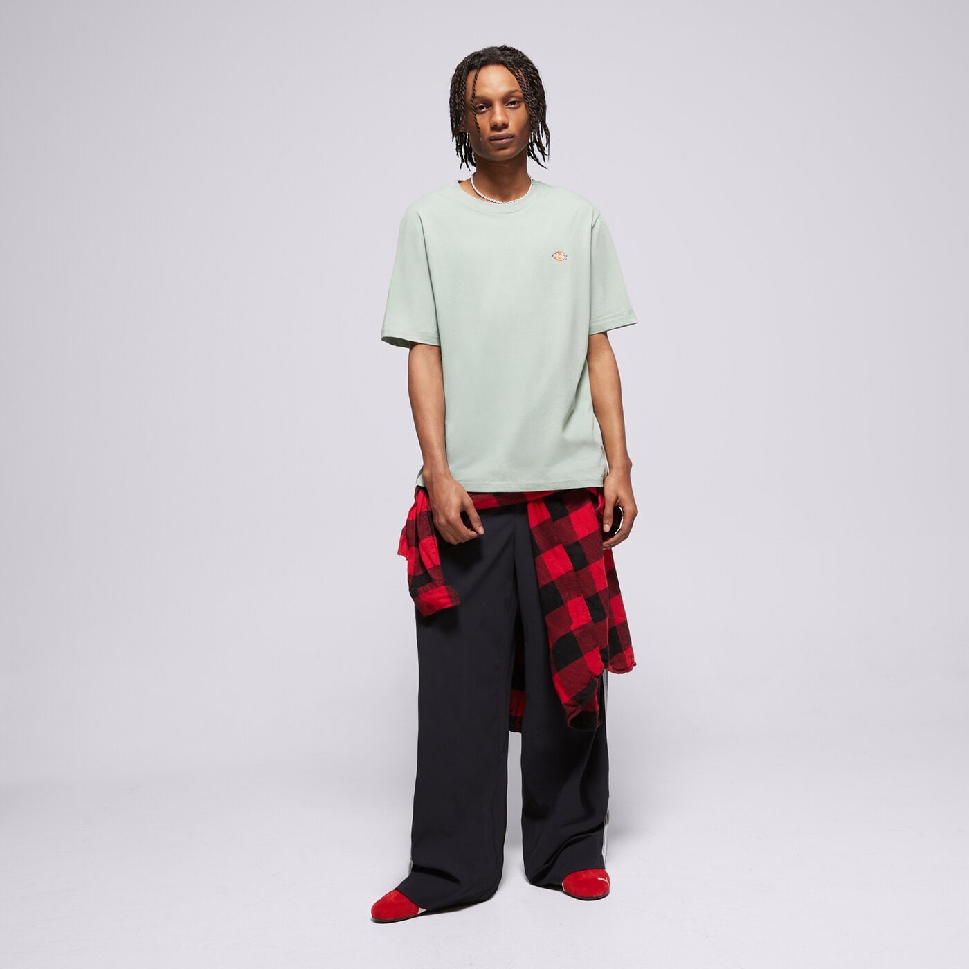 Мъжка тениска DICKIES ТЕНИСКА SS MAPLETON TEE dk0a4xdbk361 цвят зелен