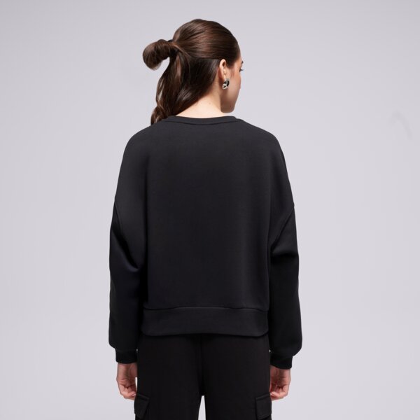 Детски суичър NIKE СУИТЧЪР G NSW CLUB FLC BXY CRW LBR GIRL fz9244-010 цвят черен