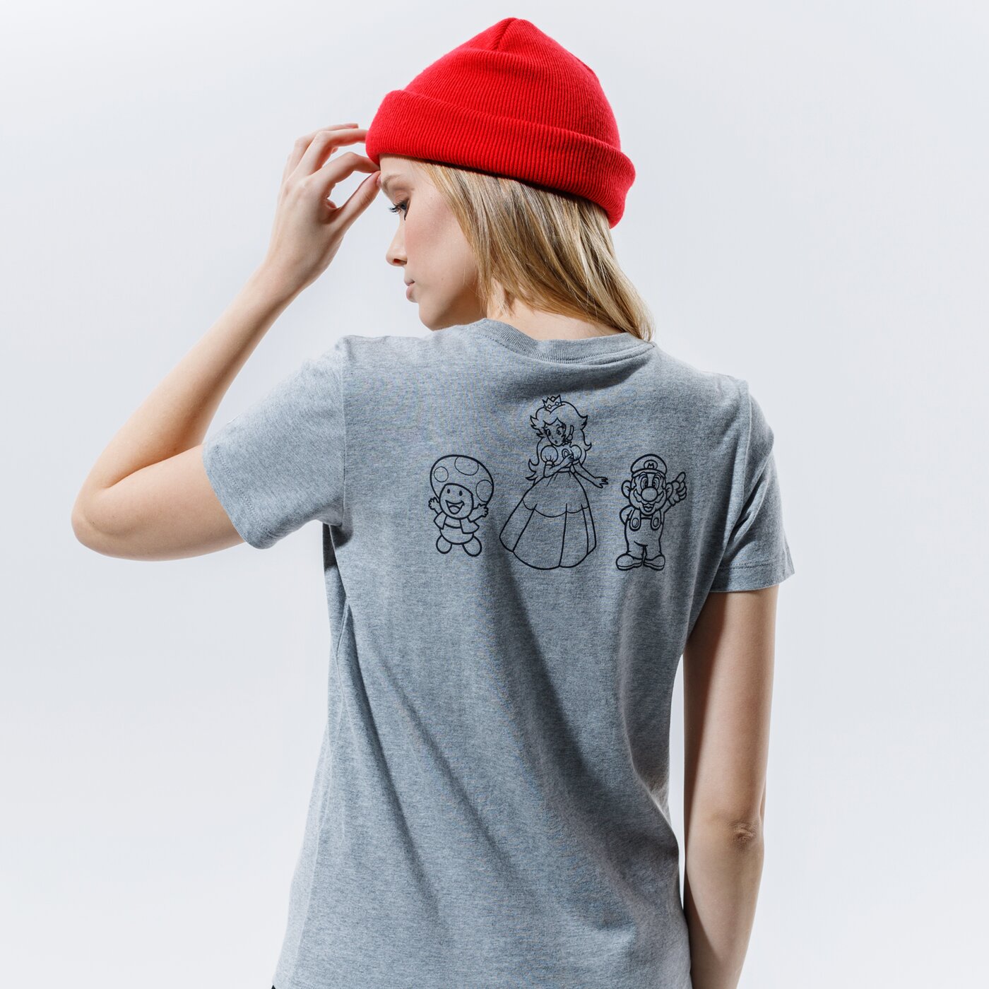 Дамска тениска CHAMPION ТЕНИСКА CREWNECK ТЕНИСКА 114714em006 цвят сив