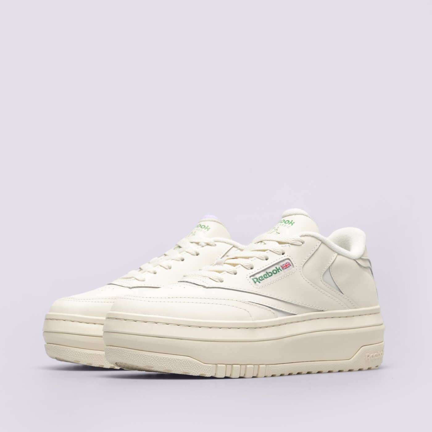 Дамски маратонки REEBOK CLUB C EXTRA 100010060 цвят кремав