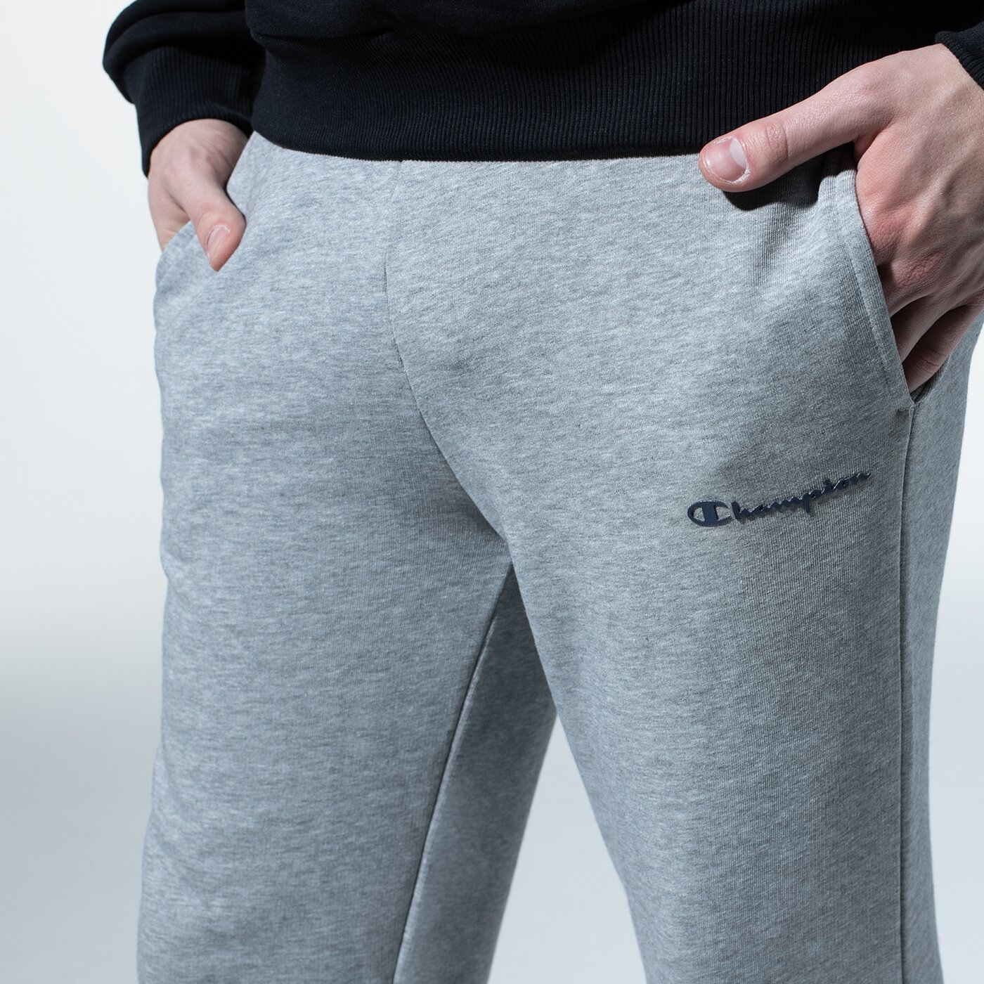 Мъжки панталони CHAMPION ПАНТАЛОНИ BASIC CUFF PANTS 214538em006 цвят сив
