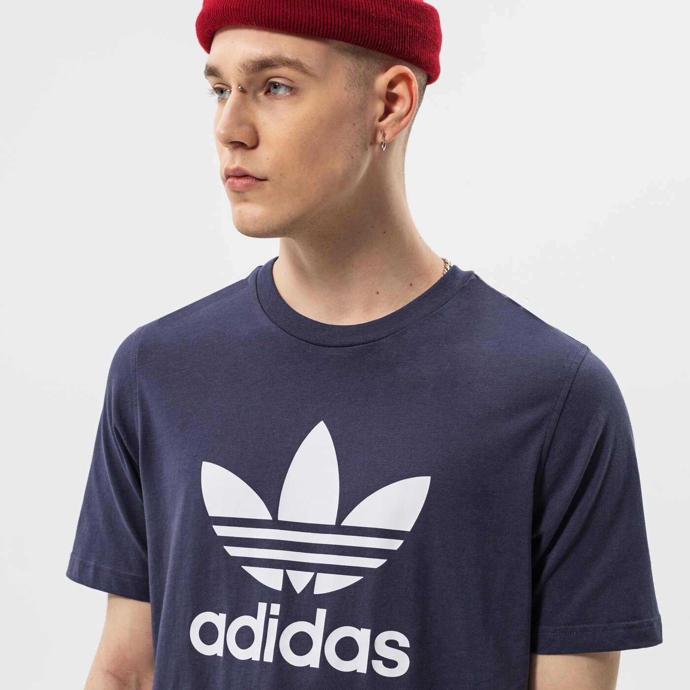 Мъжка тениска ADIDAS ТЕНИСКА TREFOIL ТЕНИСКА he9512 цвят тъмносин