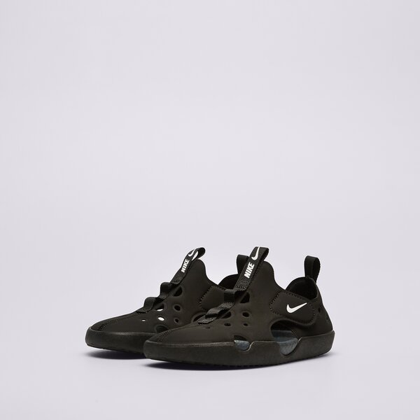Детски чехли и сандали NIKE SUNRAY PROTECT 4 BP hf6277-001 цвят черен