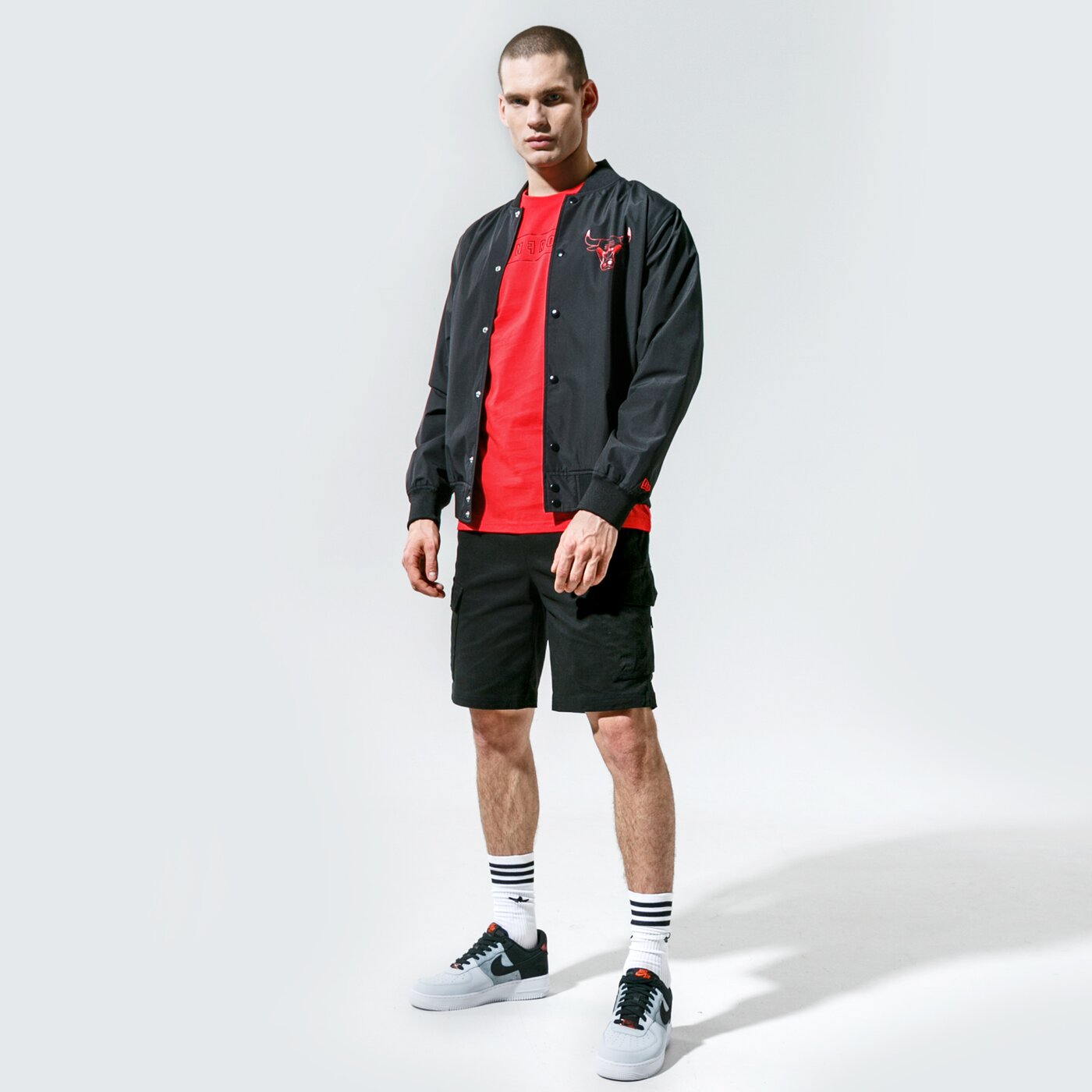 Мъжка тениска CONFRONT ТЕНИСКА BOX LOGO TEE RED cf121tsm43001 цвят червен