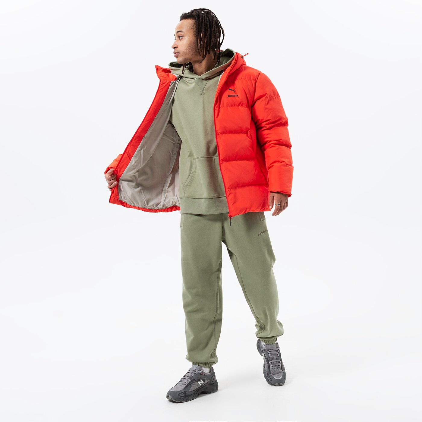 Мъжко зимно яке PUMA ЯКЕ ЗИМНО BETTER SPORTSWEAR HOODED PUFFER 849331 26 цвят червен