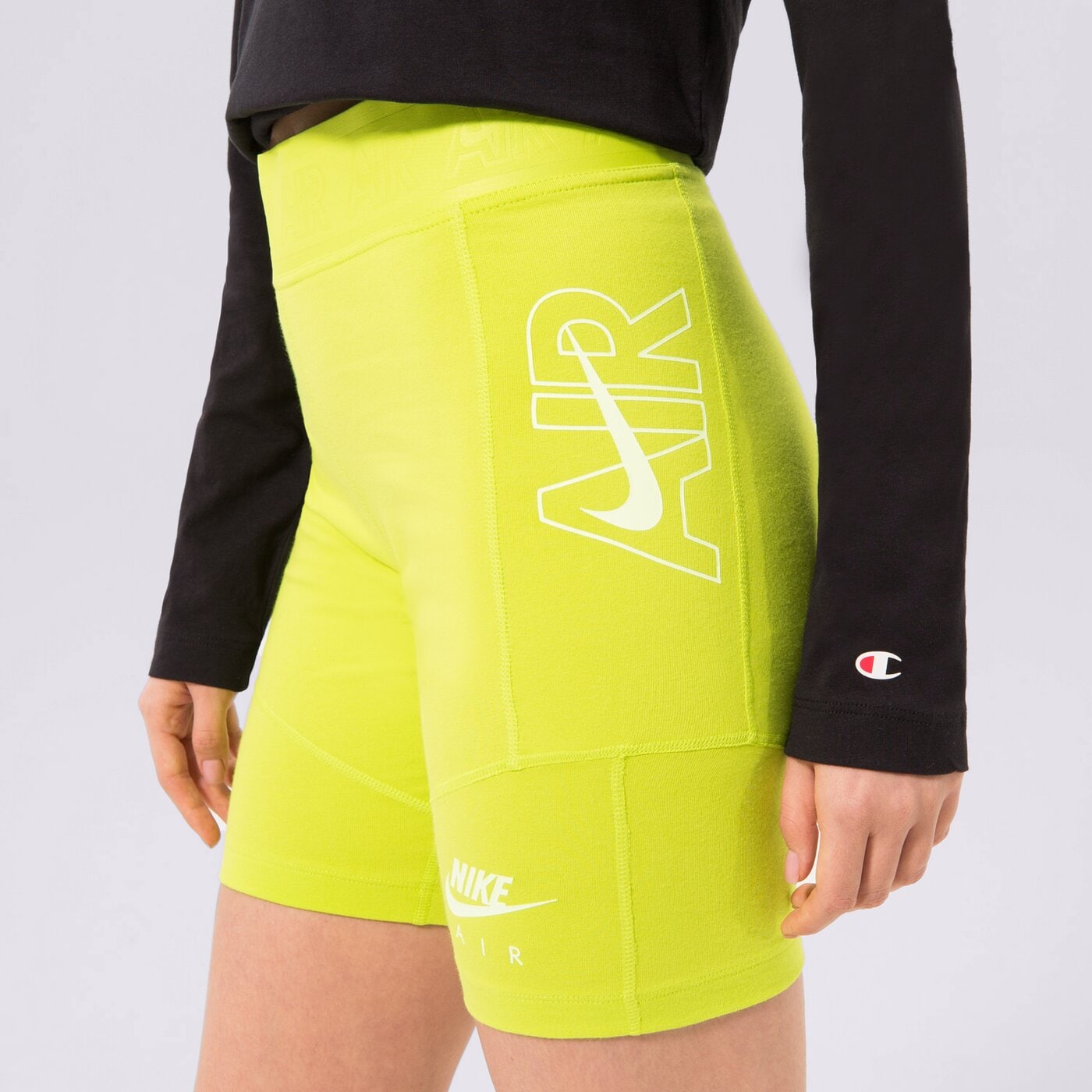 Дамски къси панталони NIKE КЛИН dm6055-321 цвят жълт