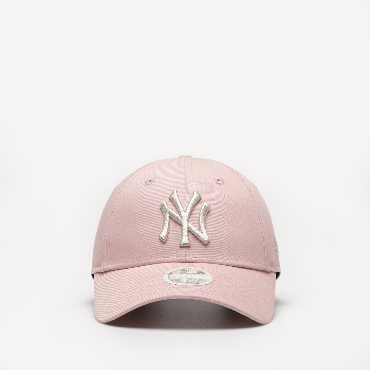 Дамска шапка с козирка NEW ERA ШАПКА WMNS METALLIC LOGO 940 NYY NEW YORK YANKEES 60357983 цвят коралов